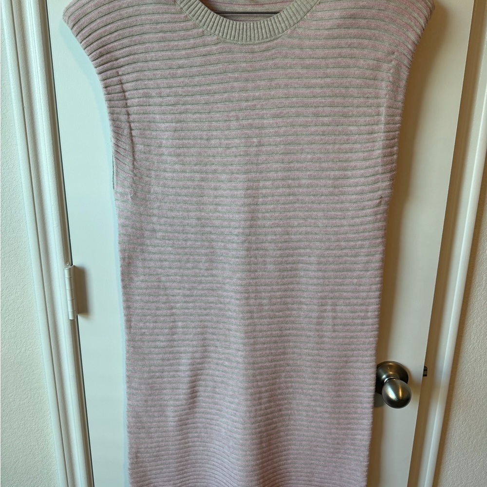 WAYF Striped Sleeveless Knit Dress